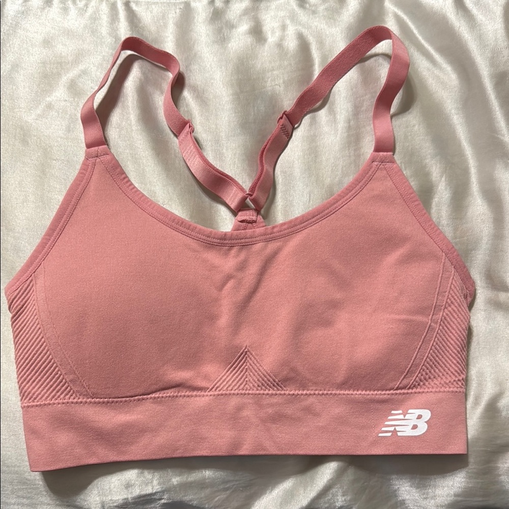 New Balance Blush Pink Sports Bra